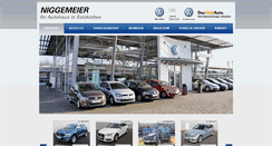 Desktop Screenshot of niggemeier.de