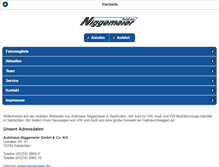 Tablet Screenshot of niggemeier.de